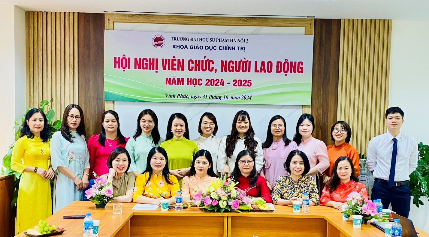 Hội nghị viên chức Khoa GDCT năm học 2024 - 2025