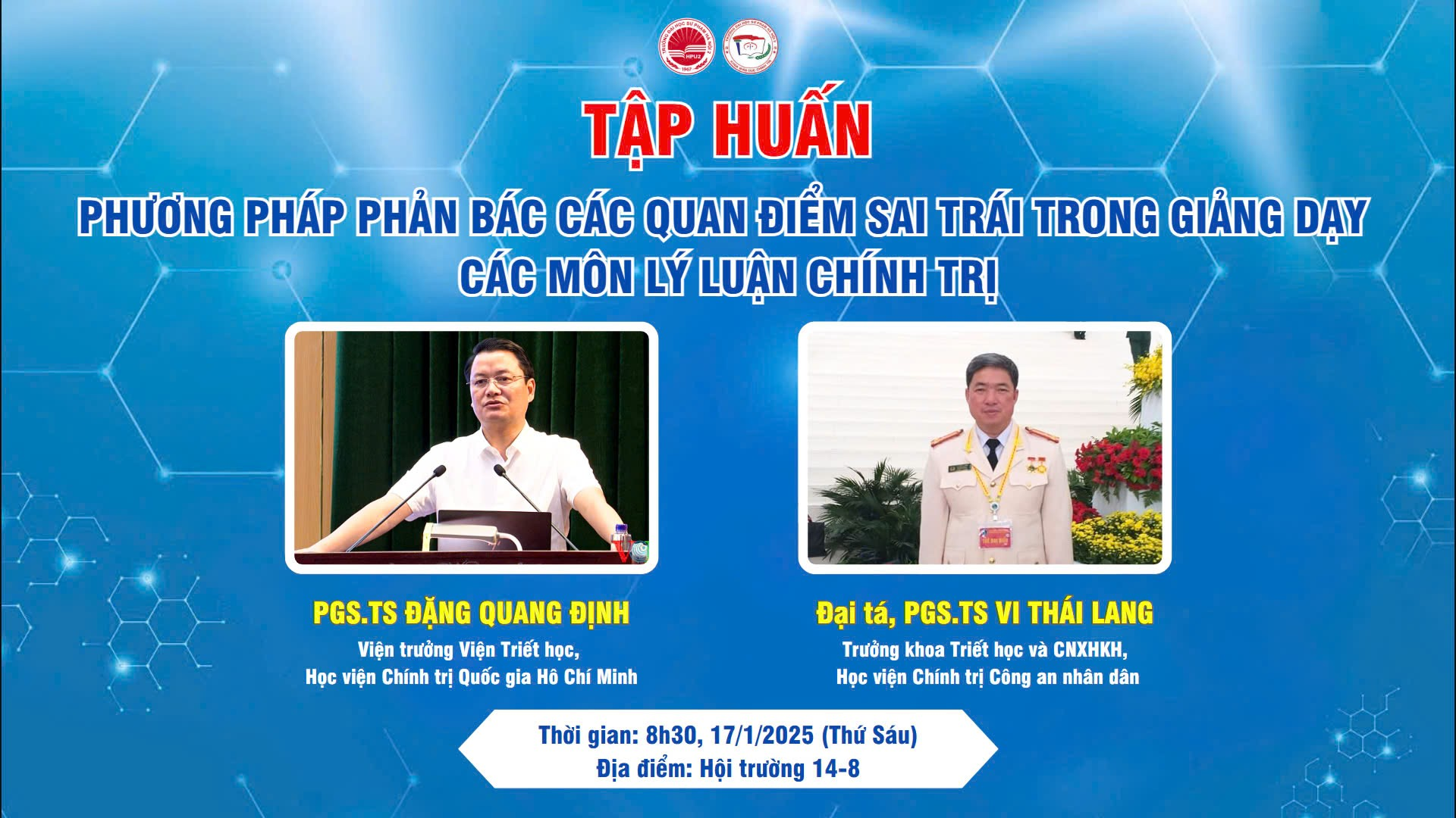 Tập huấn chuyên môn: Phương pháp phản bác các quan điểm sai trái  trong giảng dạy các môn Lý luận chính trị