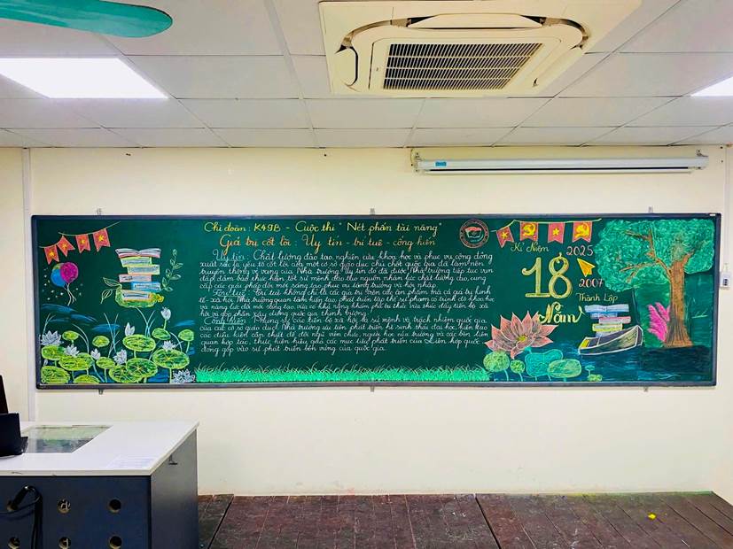 <b>Khoa Giáo Dục Chính Trị Tổ Chức Thành Công Hội Thi “Nét Phấn Tài Năng” Năm Học 2025-2026</b>