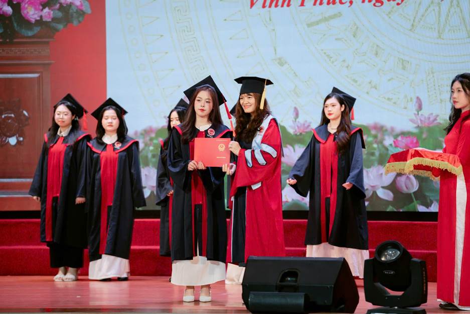 A group of women in graduation gowns and caps

AI-generated content may be incorrect.